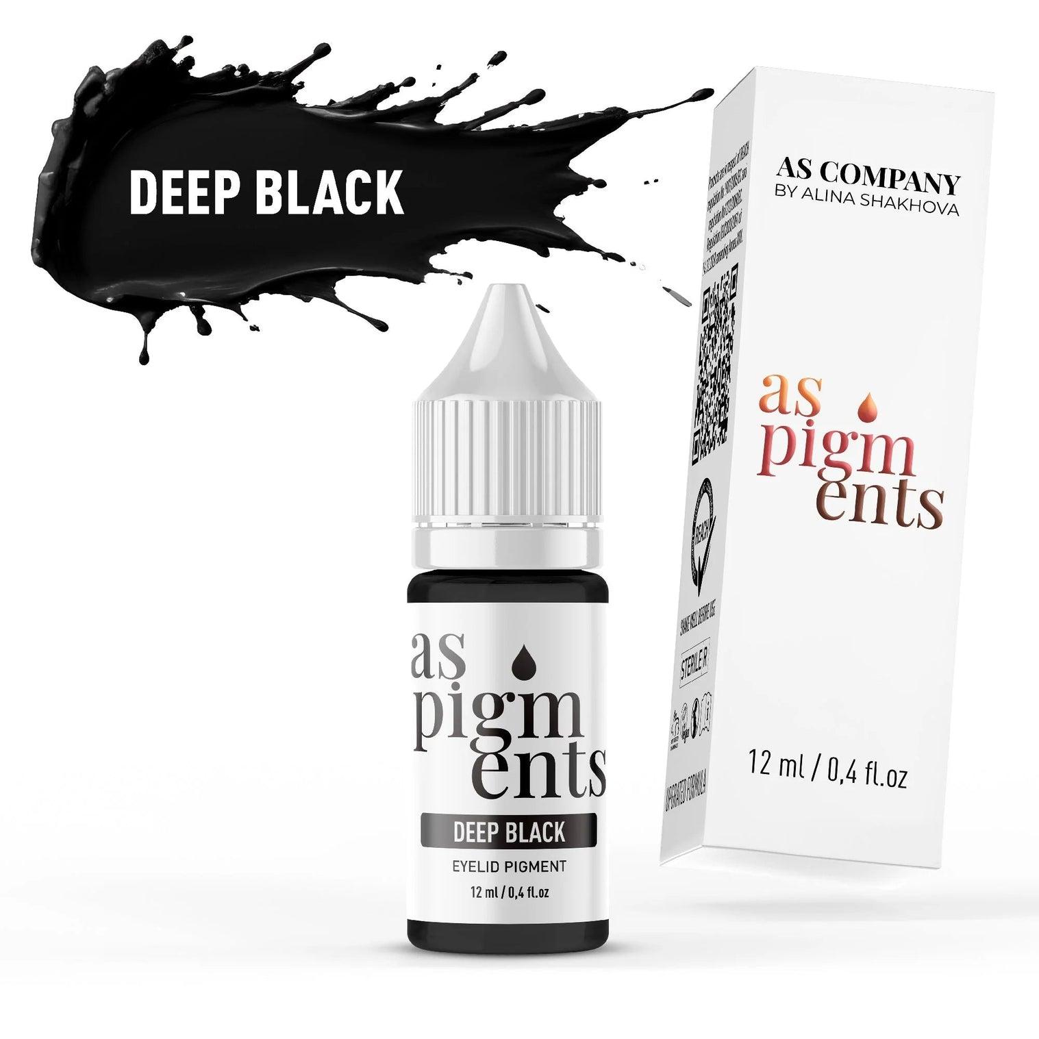 DEEP BLACK, 12 ml (AS PIGMENTS)