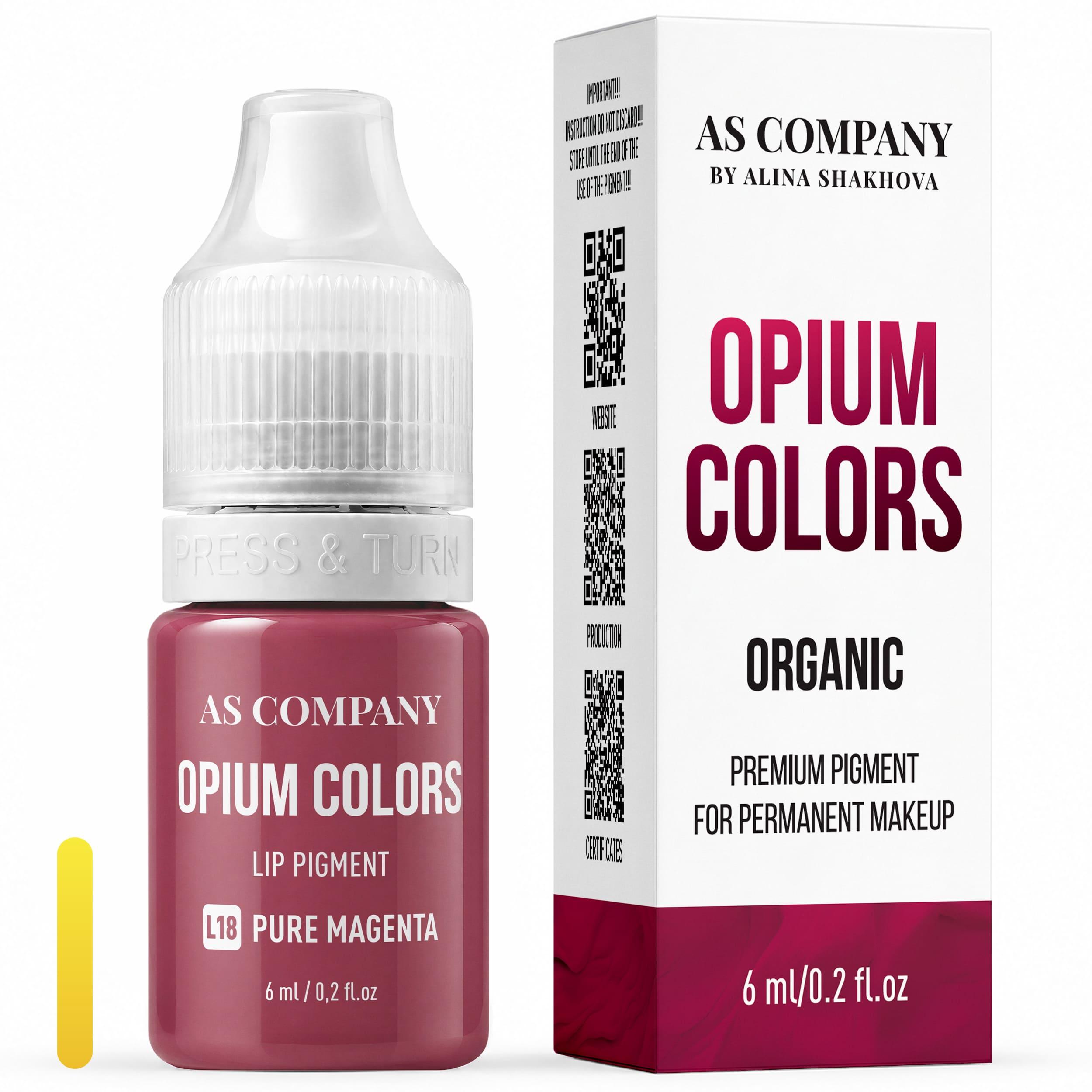 L18 PURE MAGENTA / ORGANIC, 6ml (OPIUM COLORS)