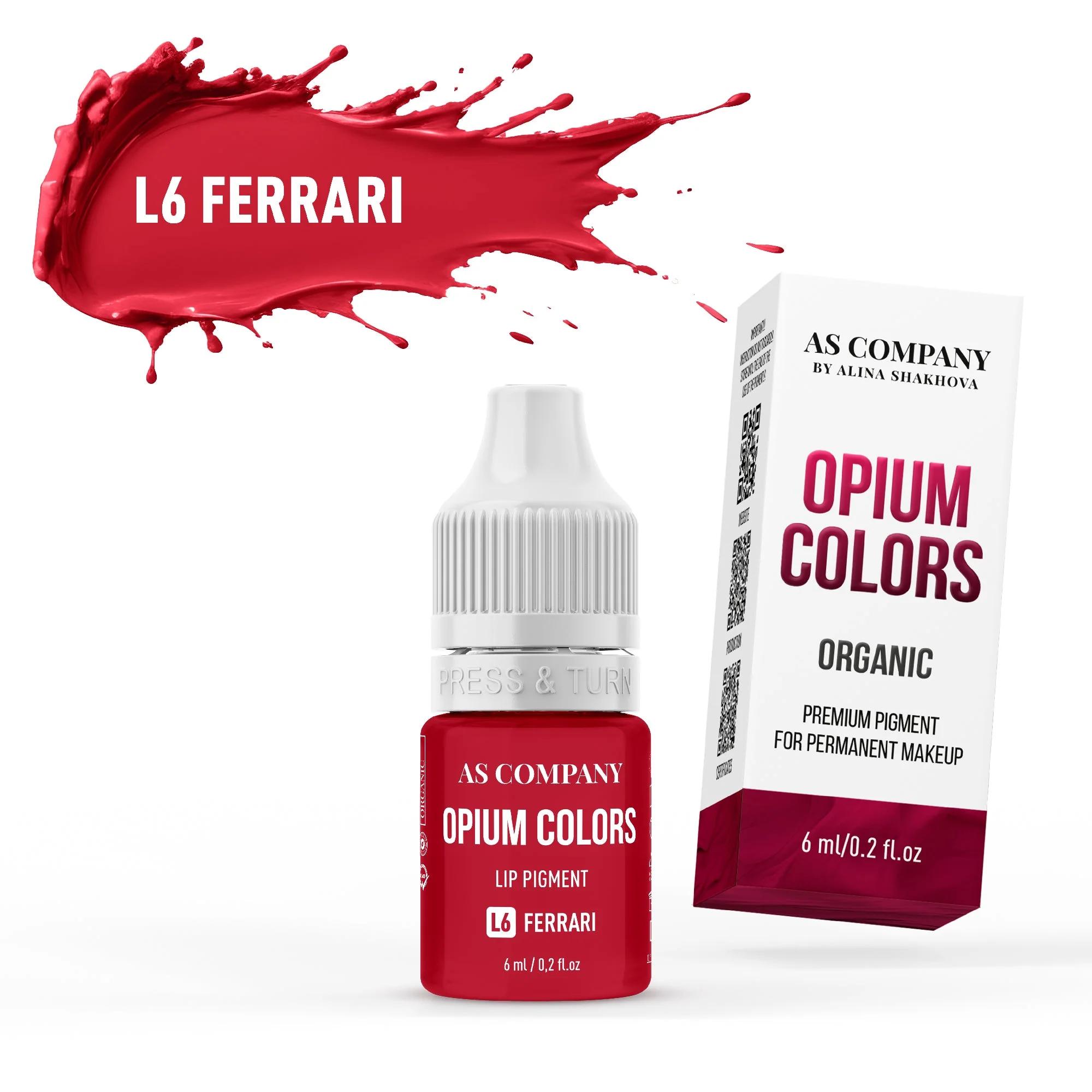 L6 FERRARI / ORGANIC, 6ml (OPIUM COLORS)