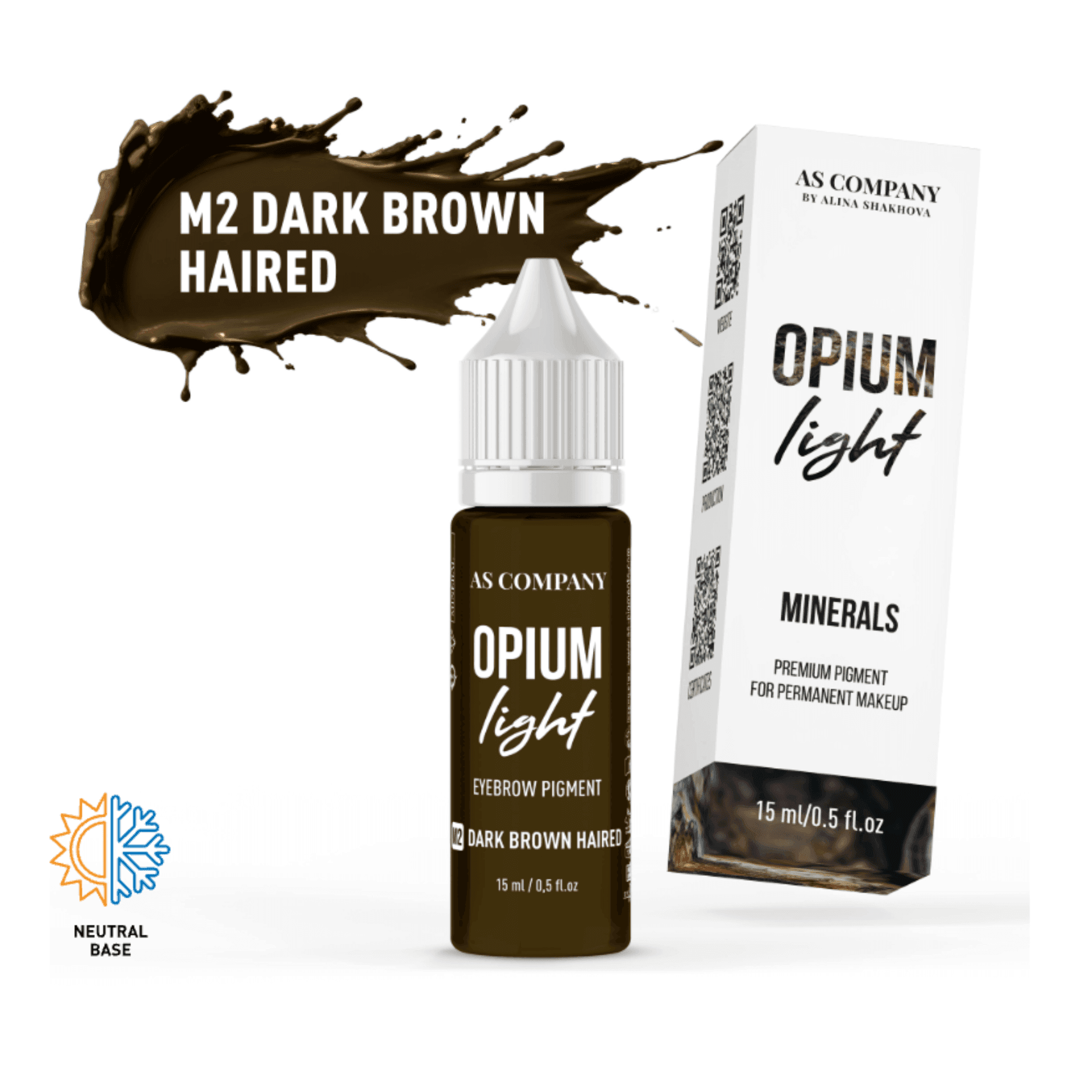 M2 DARK BROWN HAIRED / MINERAL, 15ml (OPIUM LIGHT)
